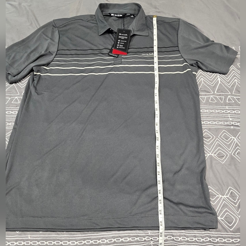 Travis Mathews Men's Coto Performance Chest Stripe Polo Size Large - Picture 4 of 7
